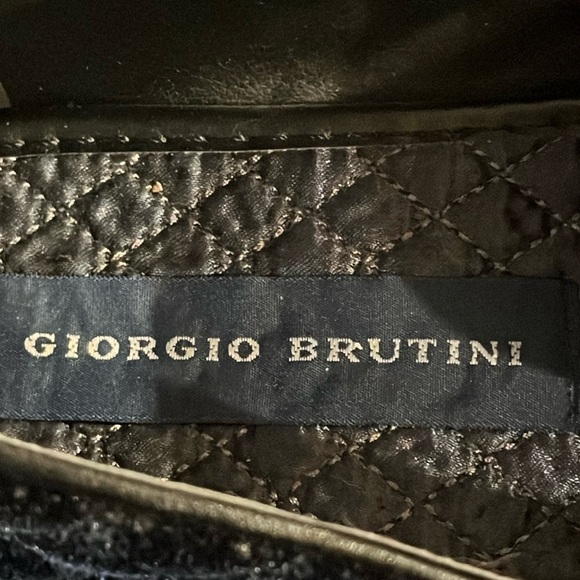 Giorgio Brutini Chatwal Black Velvet Quilted Tuxedo Loafers Size 8.5 US Men - Picture 6 of 9